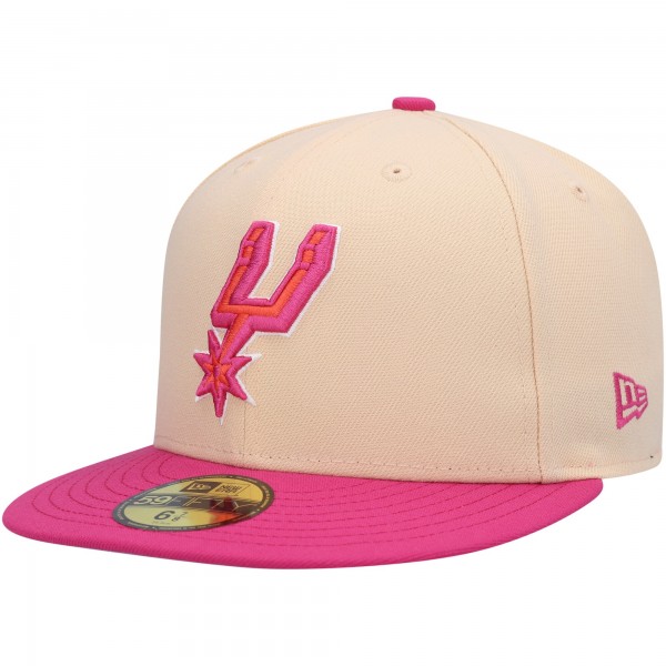 Бейсболка San Antonio Spurs New Era Passion Mango 59FIFTY - Orange/Pink