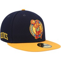 Бейсболка Boston Celtics New Era Midnight 59FIFTY - Navy/Gold