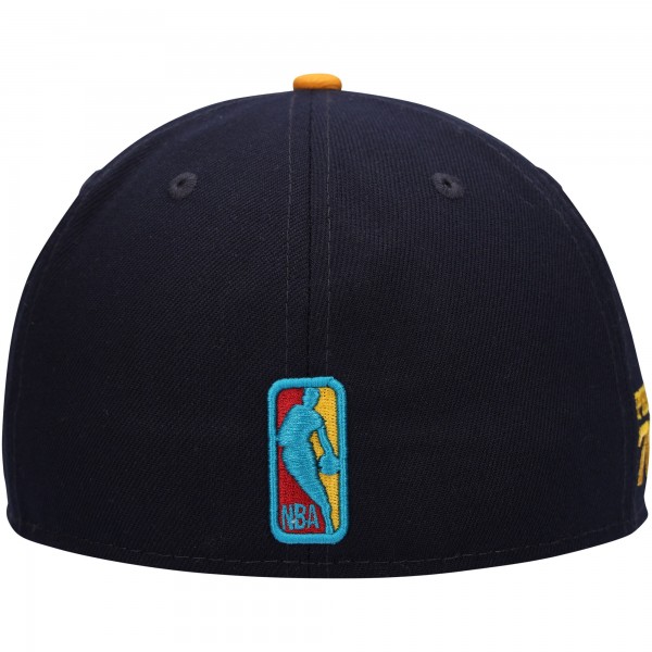 Бейсболка Philadelphia 76ers New Era Midnight 59FIFTY - Navy/Gold