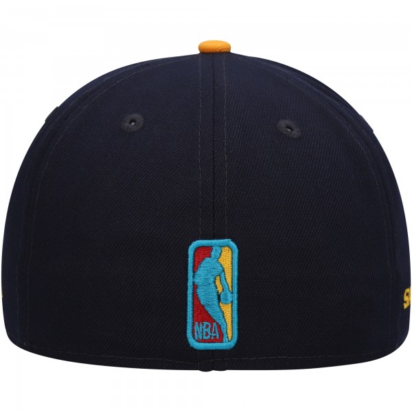 Бейсболка San Antonio Spurs New Era Midnight 59FIFTY - Navy/Gold