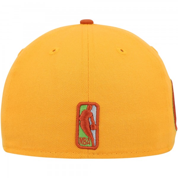 Бейсболка Milwaukee Bucks New Era 59FIFTY - Gold/Rust