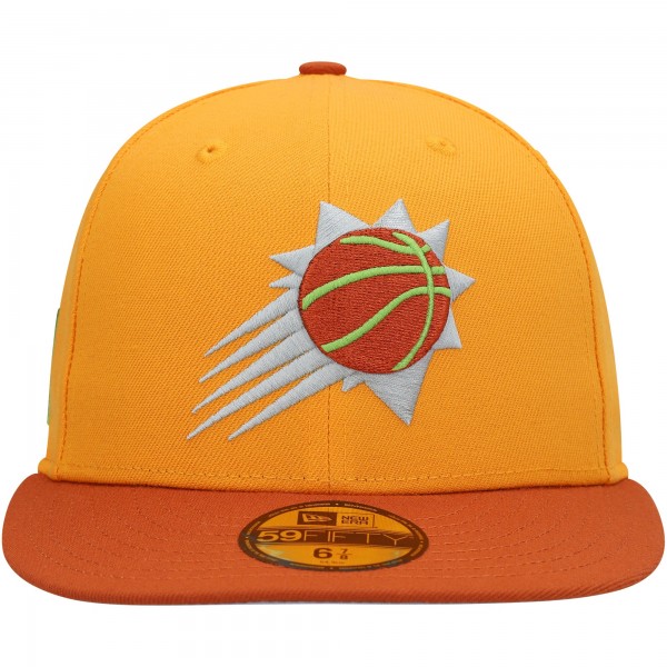 Бейсболка Phoenix Suns New Era 59FIFTY - Gold/Rust