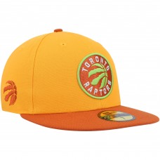 Бейсболка Toronto Raptors New Era 59FIFTY - Gold/Rust