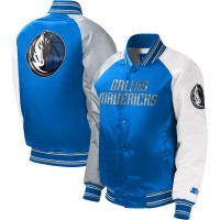 Куртка на кнопках Dallas Mavericks Starter Youth Raglan Varsity - Royal