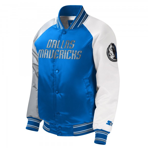 Куртка на кнопках Dallas Mavericks Starter Youth Raglan Varsity - Royal