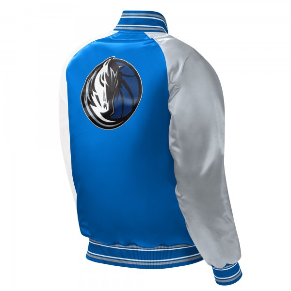 Куртка на кнопках Dallas Mavericks Starter Youth Raglan Varsity - Royal