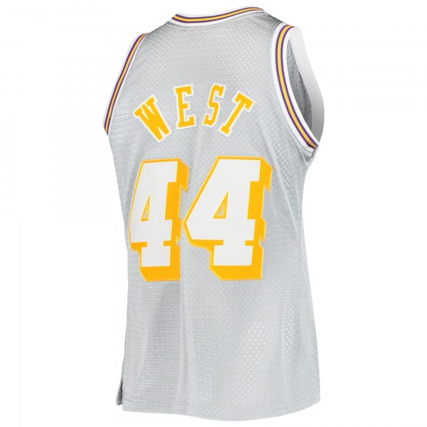 Игровая форма  Jerry West Los Angeles Lakers Mitchell & Ness 75th Anniversary 1971-72 Hardwood Classics Swingman - Silver