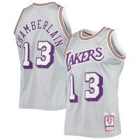 Игровая форма  Wilt Chamberlain Los Angeles Lakers Mitchell & Ness 75th Anniversary 1971-72 Hardwood Classics Swingman - Silver