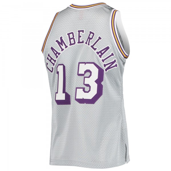 Игровая форма  Wilt Chamberlain Los Angeles Lakers Mitchell & Ness 75th Anniversary 1971-72 Hardwood Classics Swingman - Silver