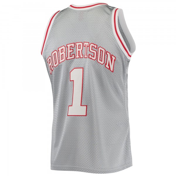 Игровая форма  Oscar Robertson Milwaukee Bucks Mitchell & Ness 75th Anniversary 1971-72 Hardwood Classics Swingman - Silver