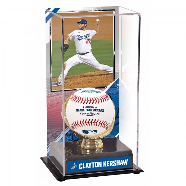 Los Angeles Dodgers Clayton Kershaw Fanatics Authentic Gold Glove Display Case with Image