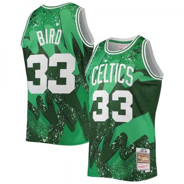 Игровая форма Larry Bird Boston Celtics Mitchell & Ness Hardwood Classics 1985 Hyper Hoops Swingman - Green