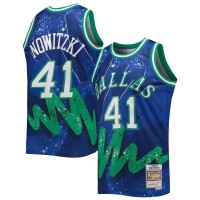 Игровая форма Dirk Nowitzki Dallas Mavericks Mitchell & Ness Hardwood Classics 1998-99 Hyper Hoops Swingman - Blue
