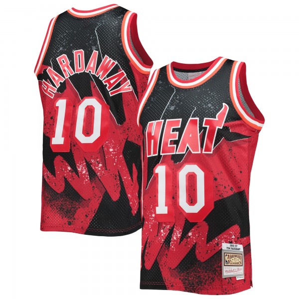 Игровая форма  Tim Hardaway Miami Heat Mitchell & Ness Hardwood Classics 1996-97 Hyper Hoops Swingman - Scarlet