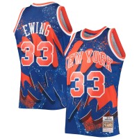 Игровая форма  Patrick Ewing New York Knicks Mitchell & Ness Hardwood Classics 1991-92 Hyper Hoops Swingman - Blue