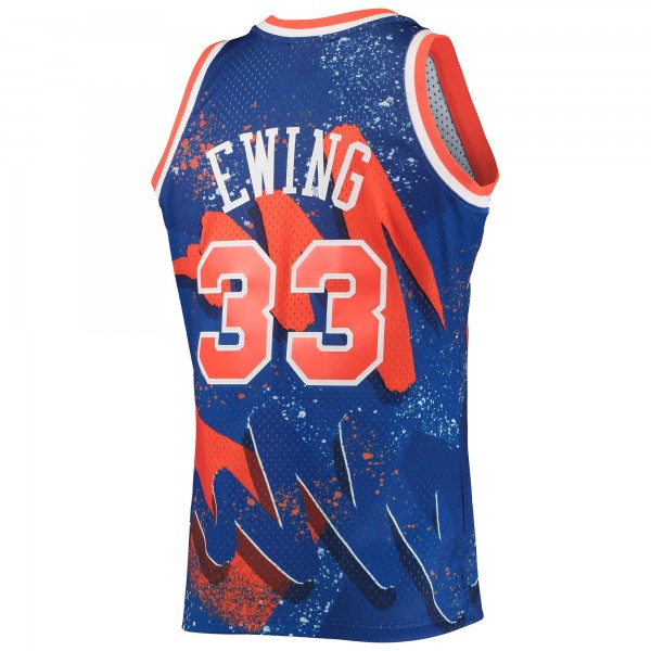 Игровая форма  Patrick Ewing New York Knicks Mitchell & Ness Hardwood Classics 1991-92 Hyper Hoops Swingman - Blue