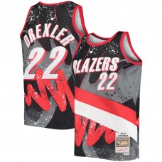 Игровая форма  Clyde Drexler Portland Trail Blazers Mitchell & Ness Hardwood Classics 1991/92 Hyper Hoops Swingman - Black
