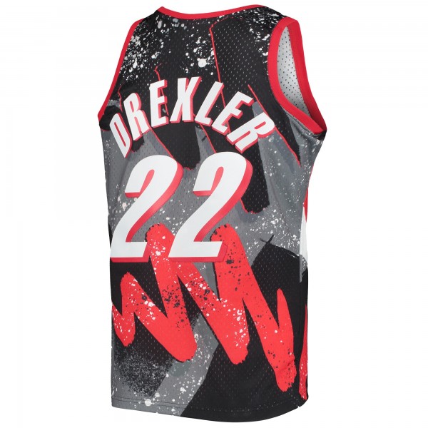 Игровая форма  Clyde Drexler Portland Trail Blazers Mitchell & Ness Hardwood Classics 1991/92 Hyper Hoops Swingman - Black