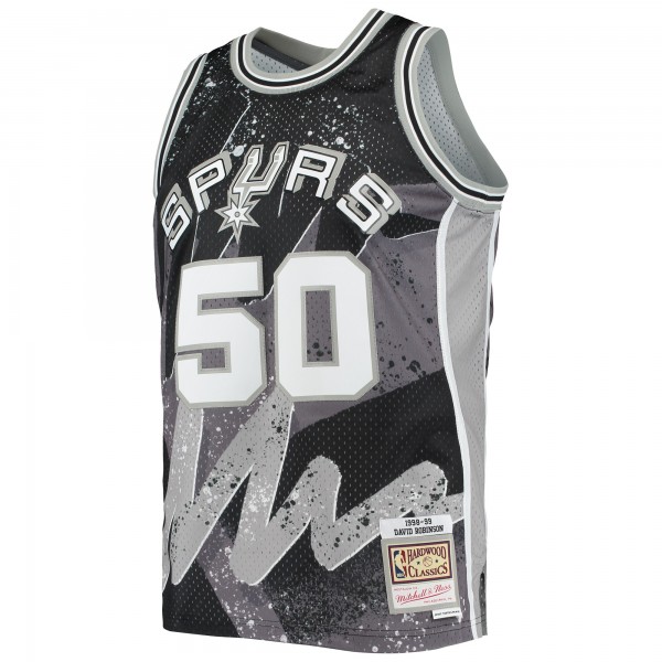 Игровая форма  David Robinson San Antonio Spurs Mitchell & Ness Hardwood Classics 1998-99 Hyper Hoops Swingman - Black