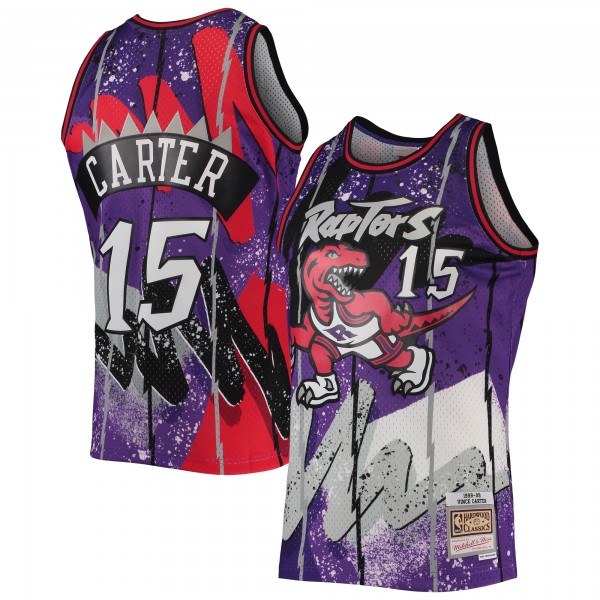 Игровая форма  Vince Carter Toronto Raptors Mitchell & Ness Hardwood Classics 1998-99 Hyper Hoops Swingman - Purple