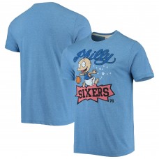 Футболка Philadelphia 76ers Homage NBA x Rugrats Tri-Blend - Royal