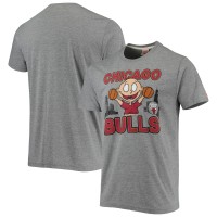 Футболка Chicago Bulls Homage Heathered Gray NBA x Rugrats Tri-Blend