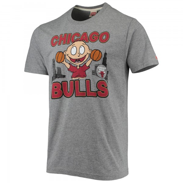 Футболка Chicago Bulls Homage Heathered Gray NBA x Rugrats Tri-Blend