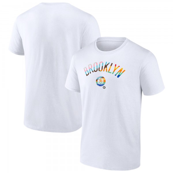 Футболка Brooklyn Nets Pride - White