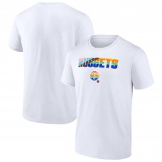 Denver Nuggets White Pride T-Shirt