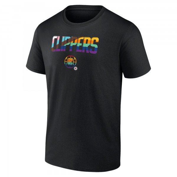 Футболка LA Clippers Logo Pride - Black