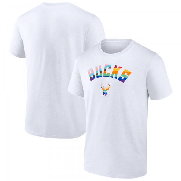 Футболка Milwaukee Bucks Pride - White