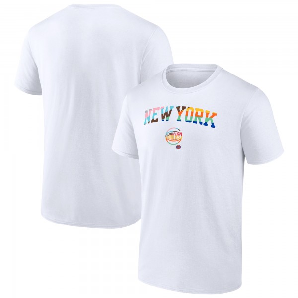Футболка New York Knicks Pride - White