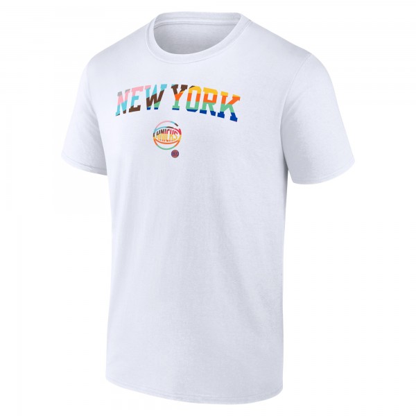 Футболка New York Knicks Pride - White