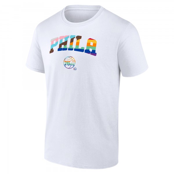 Philadelphia 76ers White Pride T-Shirt