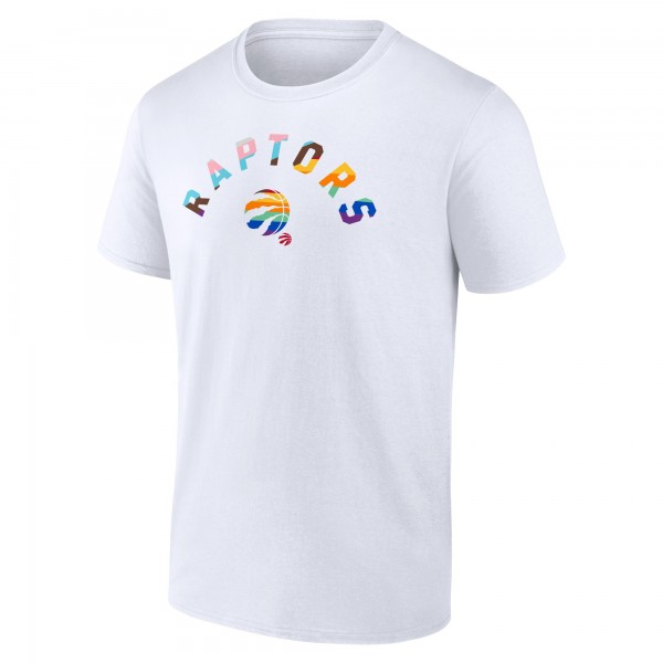 Toronto Raptors White Pride T-Shirt