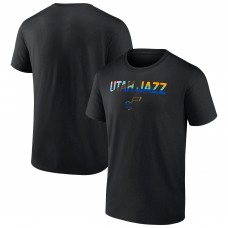 Utah Jazz Pride T-Shirt - Black