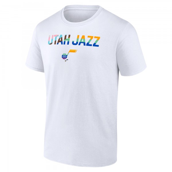 Футболка Utah Jazz Pride - White