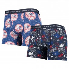 New York Yankees Pair of Thieves Navy/Blue Super Fit 2-Pack Boxer Briefs Set