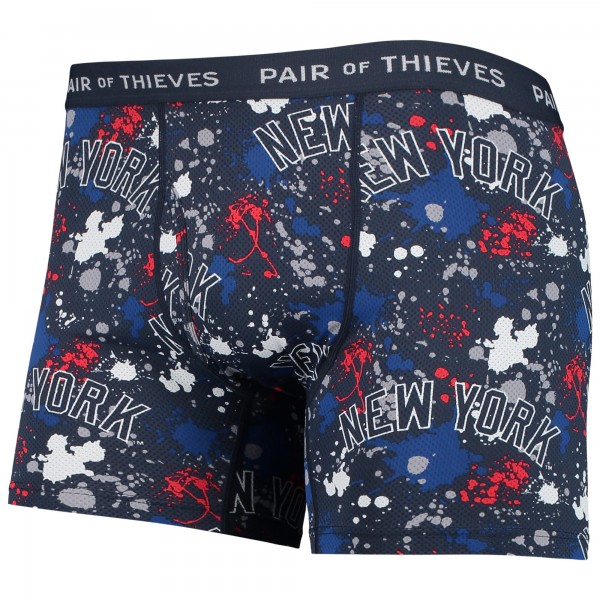 New York Yankees Pair of Thieves Navy/Blue Super Fit 2-Pack Boxer Briefs Set