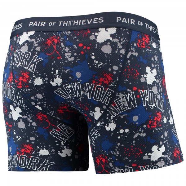 New York Yankees Pair of Thieves Navy/Blue Super Fit 2-Pack Boxer Briefs Set
