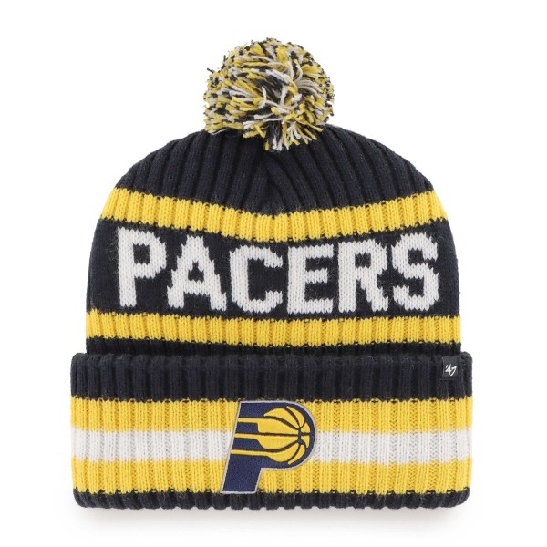 Шапка с помпоном Indiana Pacers '47 Bering Cuffed Knit - Navy