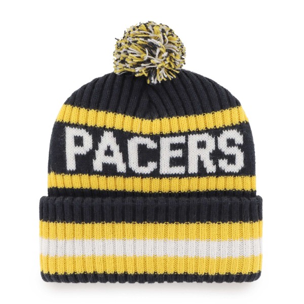 Шапка с помпоном Indiana Pacers '47 Bering Cuffed Knit - Navy