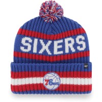 Шапка с помпоном Philadelphia 76ers 47 Bering Cuffed Knit - Royal