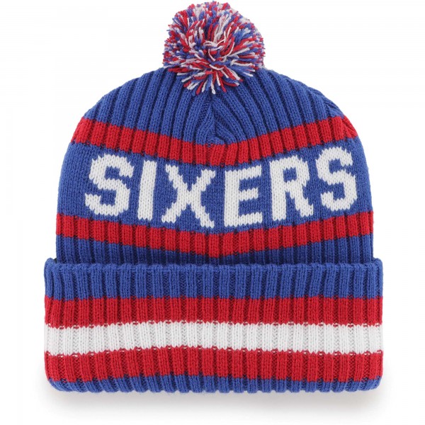 Шапка с помпоном Philadelphia 76ers 47 Bering Cuffed Knit - Royal