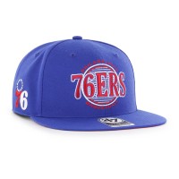 Бейсболка Philadelphia 76ers 47 High Post Captain - Royal