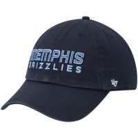 Бейсболка Memphis Grizzlies 47 Clean Up Wordmark - Navy