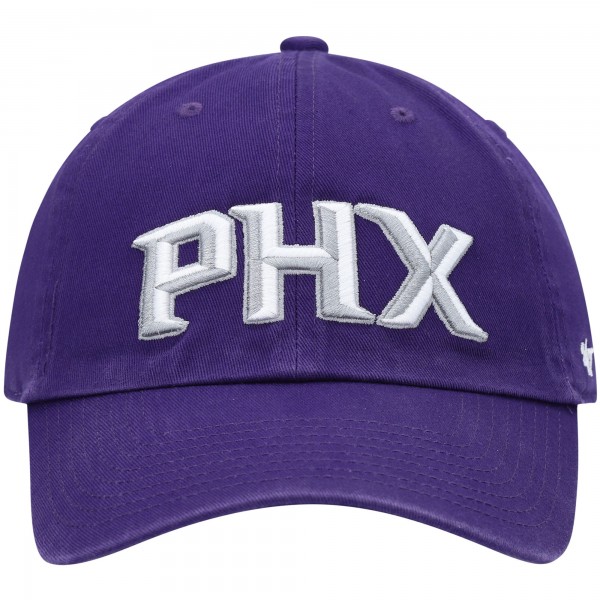 Бейсболка Phoenix Suns 47 Purple Clean Up Wordmark