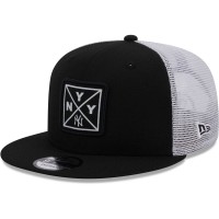 Бейсболка New York Yankees New Era Vert Squared Trucker 9FIFTY - Black