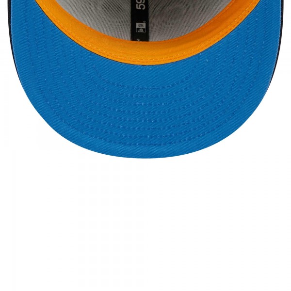 Бейсболка Los Angeles Dodgers New Era Beach Kiss 59FIFTY - Light Blue/Navy