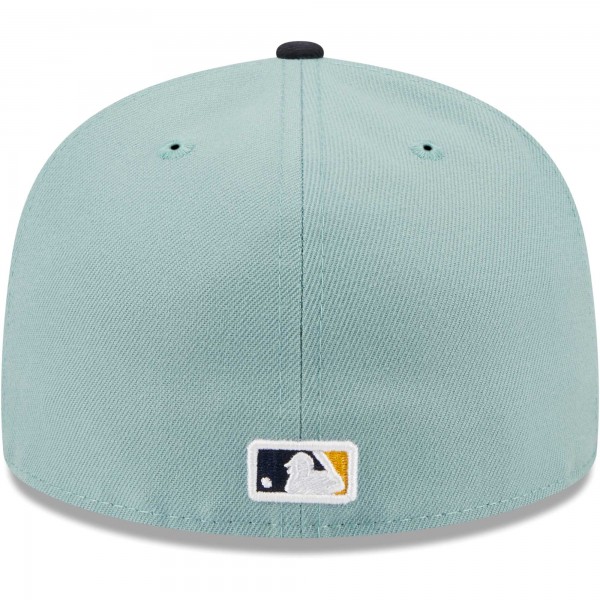 Бейсболка Los Angeles Dodgers New Era Beach Kiss 59FIFTY - Light Blue/Navy